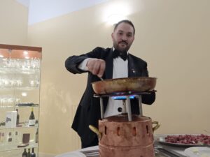 Alessandro Cammarano cucina flambè