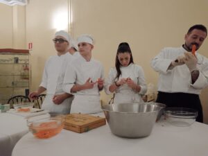 Prof. Gianfranco Siena e alunni della 4KA