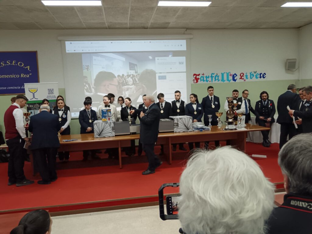 Sala convegni del Rea con i partecipanti al concorso