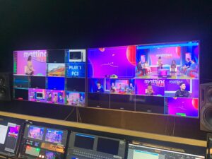 gli studi di canale 8