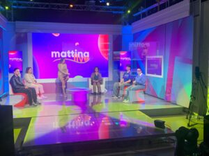 i ragazzi del Rea durante la diretta di MattinaLive