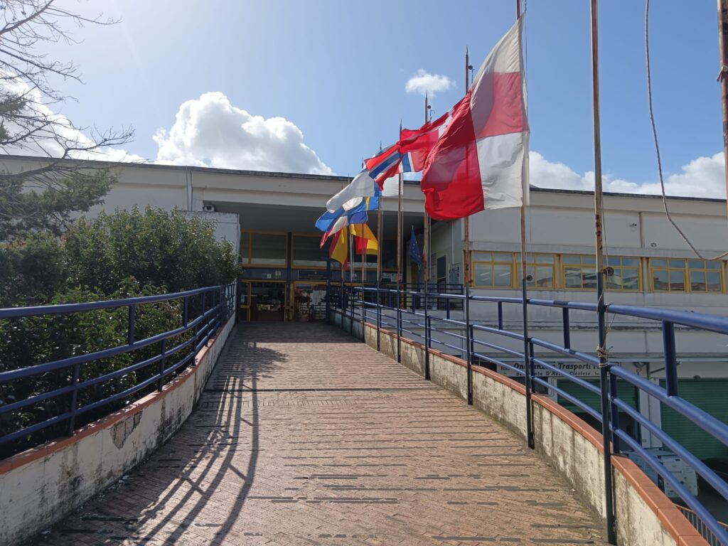 Ingresso con bandiere