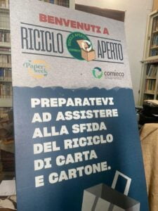 foto degli alunni del Rea ad Amalfi per Paperweek