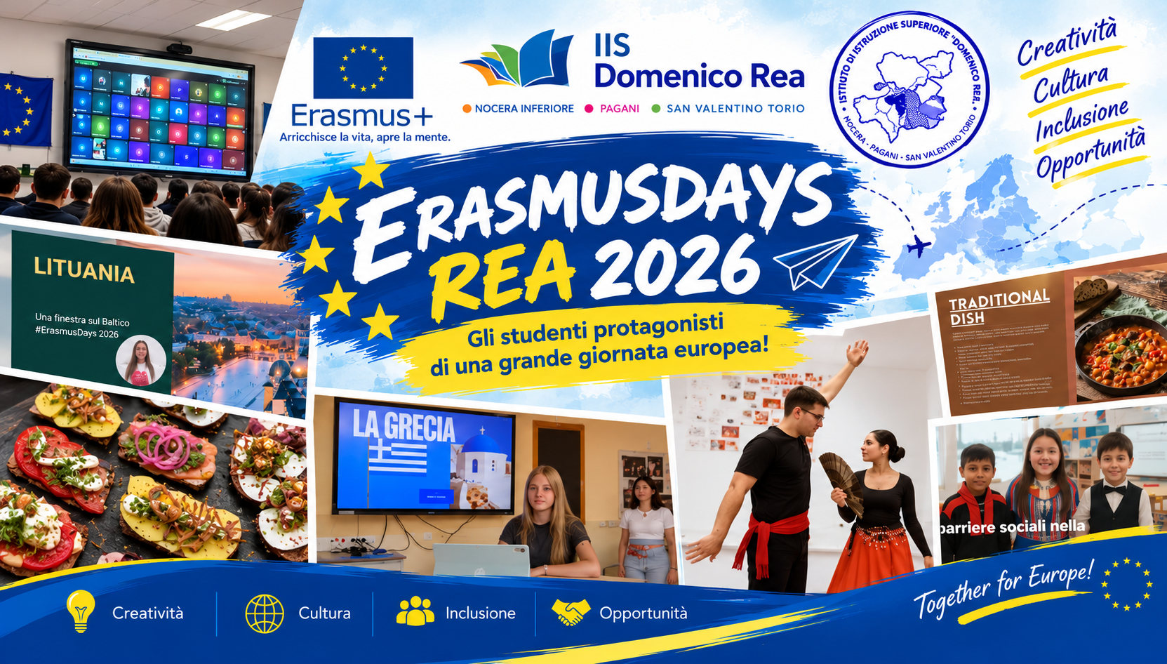ErasmusDays 2026: gli studenti protagonisti di una grande giornata europea!